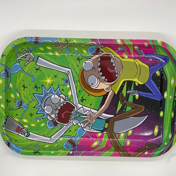 Rick and Morty Rolling Tray Kitchen & Dining Trays lifepharmafze.com